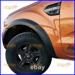 Ford Ranger Kit Slim Wheel Arches Fender Flares + 30mm Wheel Spacers 2012 2023