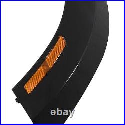 Gloss Black Fender Flare Arch Kit + Lights For Land Rover Defender 110 2020+