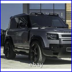 Gloss Black Wheel Arch Fender Flares Kit For Land Rover Defender 110 L663 2020+