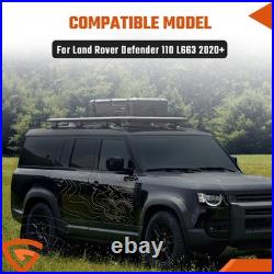 Gloss Black Wheel Arch Fender Flares Kit For Land Rover Defender 110 L663 2020+