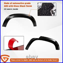 Gloss Black Wheel Arch Fender Flares Kit For Land Rover Defender 110 L663 2020+