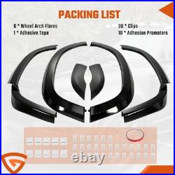 Gloss Black Wheel Arch Fender Flares Kit For Land Rover Defender 110 L663 2020+