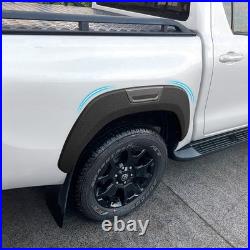 Gr Style Wheel Arches Fender Flares Wide Body Kit For Toyota Hilux 2015+ Black