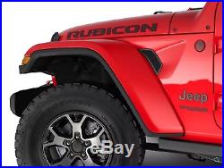 Jeep Wrangler JL High-Top Paintable Rubicon LED Fender Flare Kit OEM MOPAR