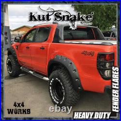 Kut Snake Wheel Arches Fender Flares for Ford Ranger PXII PXIII Wildtrak 2015-19