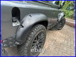 Kut Snake Wheel Arches Fender Flares for Land Rover Defender 83-16 Monster Wide