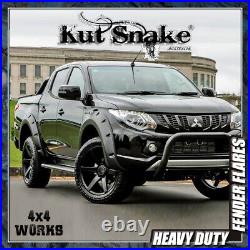 Kut Snake Wheel Arches Fender Flares for Mitsubishi L200 Series 5 2015-19