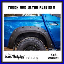 Kut Snake Wheel Arches Fender Flares for Mitsubishi L200 Series 6 2019-on