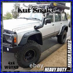 Kut Snake Wheel Arches Fender Flares for Nissan Patrol GQ Y60 87-98 Monster Wide