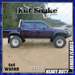 Kut Snake Wheel Arches Fender Flares for Toyota Hilux 1988-97 Dual Cab Wide