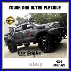 Kut Snake Wheel Arches Fender Flares for Toyota Hilux 2011-15 Monster Wide