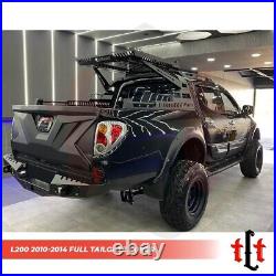 L200 2010 to 2014 FULL SET (Tailgate Cover and Body Cladding) Body Kit Full Set