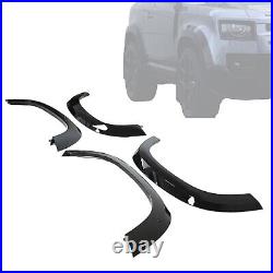 Land Rover Defender 90 Wheel Wide Arch Gloss Black Flare Fender Trim Kit 2021+