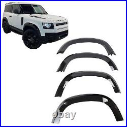 Land Rover Defender 90 Wheel Wide Arch Gloss Black Flare Fender Trim Kit 2021+