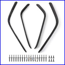 Left and Right Fender Flares Extension Kit For Jeep Wrangler JK 2007-2017