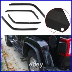 Left and Right Fender Flares Extension Kit For Jeep Wrangler JK 2007-2017