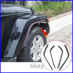 Left and Right Fender Flares Extension Kit For Jeep Wrangler JK 2007-2017