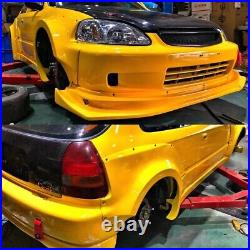 MM Style FRP Unpainted Front & Rear Fender Flares Kits For Honda EK9 Civic EK9/4