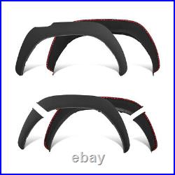 Matte Black Fender Flares Wheel Arches Extension Kit for Toyota Hilux 2021-2023
