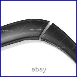 Matte Black Fender Flares Wide Wheel Arches Body Kit For Toyota Hilux 2021+