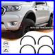 Matte Black Wheel Arch Wide Body Kit Fender Flares For Ford Ranger T8 2019-2022