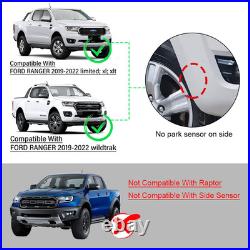 Matte Black Wheel Arch Wide Body Kit Fender Flares For Ford Ranger T8 2019-2022
