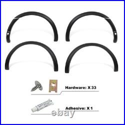 Matte Black Wheel Arch Wide Body Kit Fender Flares For Ford Ranger T8 2019-2022