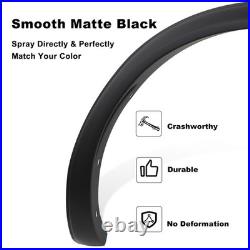 Matte Black Wheel Arch Wide Body Kit Fender Flares For Ford Ranger T8 2019-2022