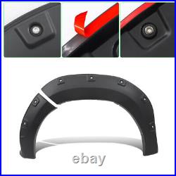 Matte Black Wheel Arches Fender Flares Body Kit for Toyota Hilux Rocco 2018-2020