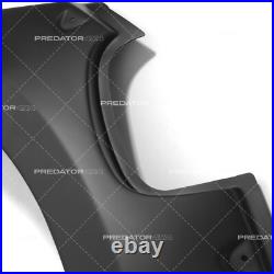 Matte Black Wide Body Wheel Arches Fender Flares Kit For Isuzu D-max Rt 16-19