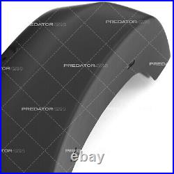Matte Black Wide Body Wheel Arches Fender Flares Kit For Isuzu D-max Rt 16-19
