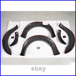 Matte Black Wide Wheel Arches Fender Flares Body Kit For Ford Ranger T8 2019-22 Matte Black Wide Wheel Arches Fender Flares Body Kit For Ford Ranger T8 2019-22