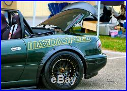 Mazda MX-5 Miata NA NB Fender Flare JDM Wide Body Kit Wheel Arch ABS 2.0 4pcs