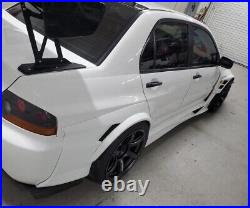 Mitsubishi EVO 8 9 VTX Front And Rear Over Fender Wide Arch Flares Kit