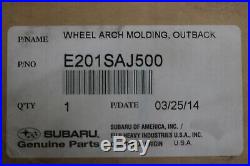 NEW OEM Wheel Arch Fender Flare Molding Kit E201SAJ500 for Subaru Outback 13-14