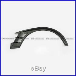 New VTX CBR Carbon Front Over Fender Wide Arch Flares Kit For Mitsubishi EVO 8 9