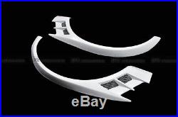 New VTX CBR Front Over Fender Wide Arch Flares Kit For Mitsubishi EVO 8 9 FRP