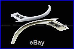 New VTX CBR Front Over Fender Wide Arch Flares Kit For Mitsubishi EVO 8 9 FRP