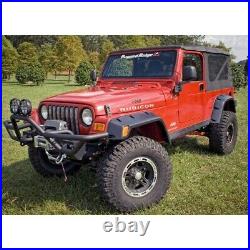 Omix For 97-06 Jeep Wrangler TJ All Terrain Fender Flare Kit, 6 inch, 6 Piece