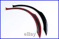 PU Rear Side Wheel Arch Fender Flares Trim Kit Fit for Subaru Impreza WRX 02-09