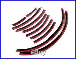 PU Wheel Arch Trim Kit Fender Flares Cover Fit for Audi Q7 RSQ7 S Line 2006-2015