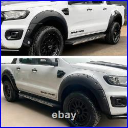 Pocket Style Wheel Arches Fender Flares Kit For Ford Ranger 2019-2022 D/Cab UK