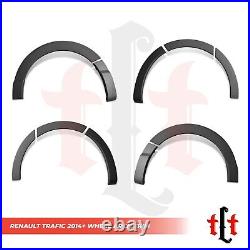 Renault Trafic Vivaro LWB 2014-2019 Wheel Arch Trim Matte Fender Flares Kit