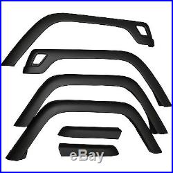 Replacement Fender Flare Flares Kit with hardware Jeep Wrangler TJ 1997-2006
