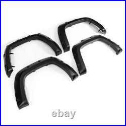 Set Wide Front & Rear Wheel Arches Fender Flares Body Kit For 10-20 Vw Amarok