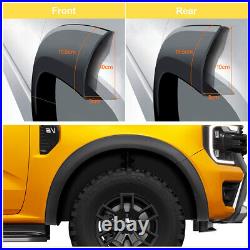 Smooth Fender Flares Wheel Arch Extensions Kit for Ford Ranger T9 2023+ Wildtrak