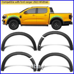 Smooth Fender Flares Wheel Arch Extensions Kit for Ford Ranger T9 2023+ Wildtrak