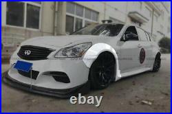 TP Style FRP Unpainted Wide Body Front Fender Flares Kits 4pcs For Infiniti G37