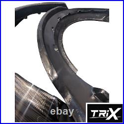 TRiX Real Dry Carbon Fiber Gen 2 & 3 Mini Cooper Fender Flares Wide Arch Kit