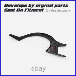 TS Style Carbon Fiber Rear Fender Flares Body Kits 4pcs For 08-17 Nissan R35 GTR